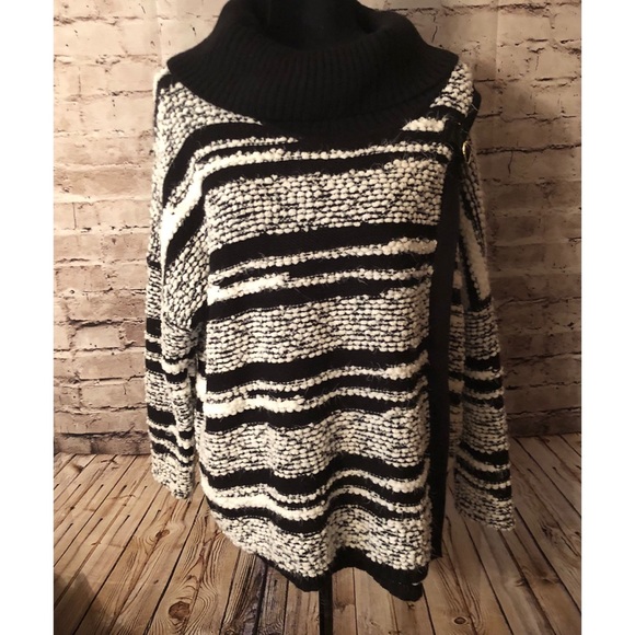 Calvin Klein Cowl Neck Pullover Sweater Size S/M - Picture 2 of 4